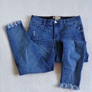 democracy ♡ "ab"technology jeans 12 denim raw hem